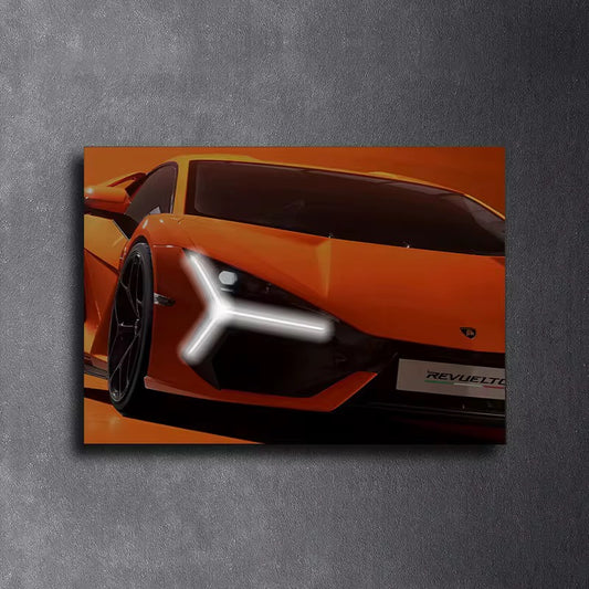 Lamborghini Revuelto NEON Poster