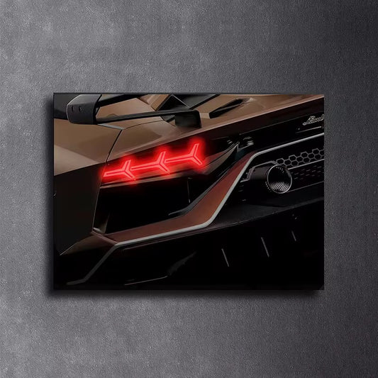 Lamborghini Huracan NEON Poster