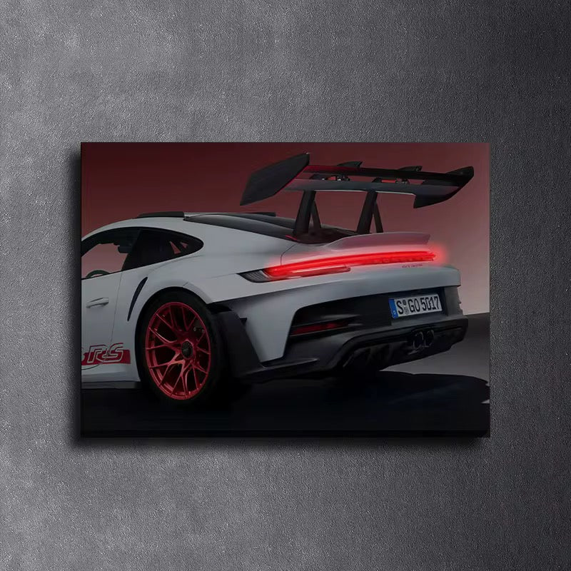 Porsche GT3 RS NEON Poster