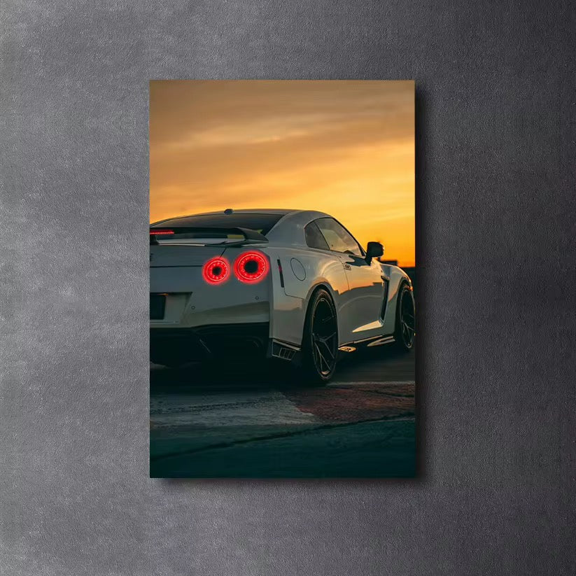 Nissan GTR NEON Poster